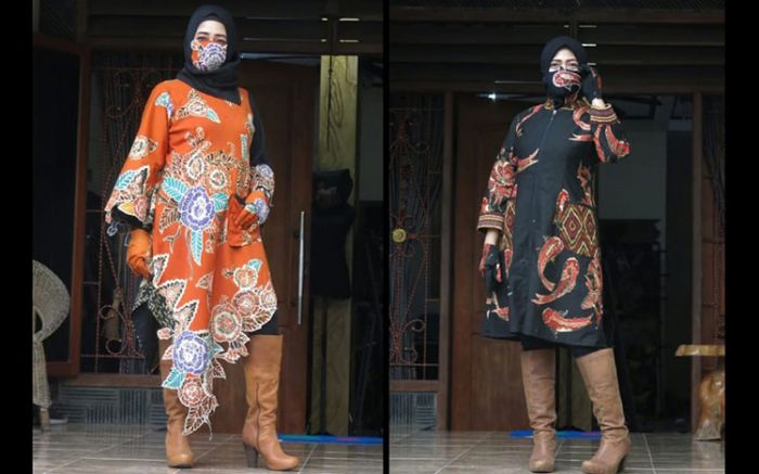 Keren, Baju Tunik Buatan Desainer Asal Sidoarjo Ini Berkonsep APD Keren, Baju Tunik Buatan Desainer Asal Sidoarjo Ini Berkonsep APD