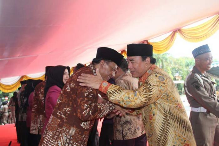 ​Halal Bihalal, Bupati Sambari Janji Sanksi PNS Mangkir