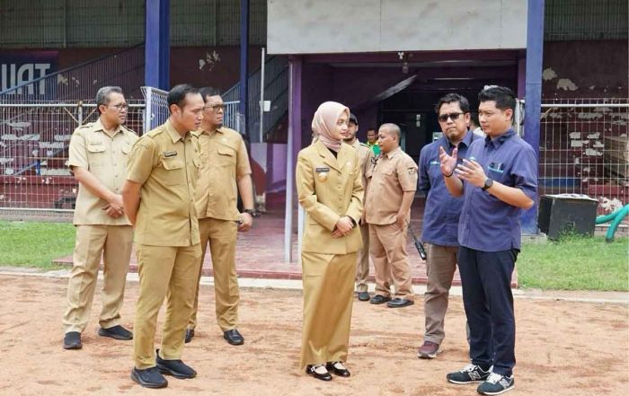 Tinjau Stadion Brawijaya, Wali Kota Kediri Siapkan Rencana Perbaikan Tinjau Stadion Brawijaya, Wali Kota Kediri Siapkan Rencana Perbaikan