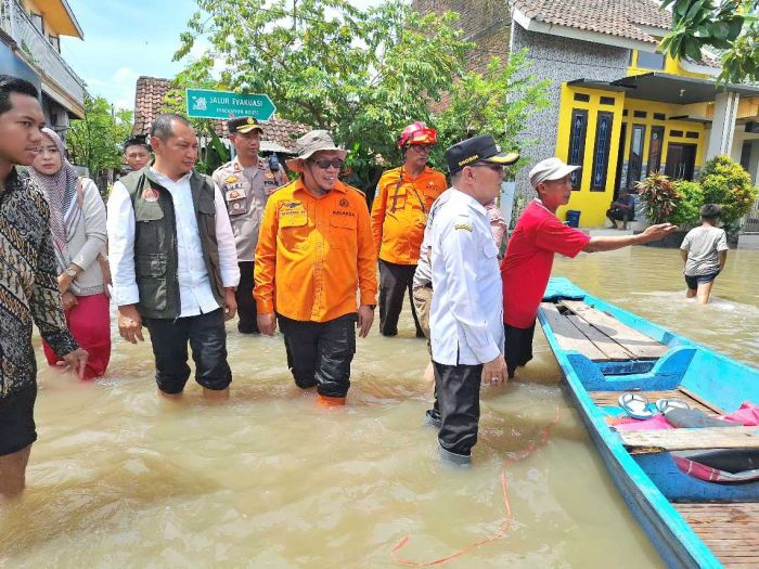 Banjir Terbesar Rendam Beji Pasuruan, BPBD Jatim Turun Tinjau Lokasi