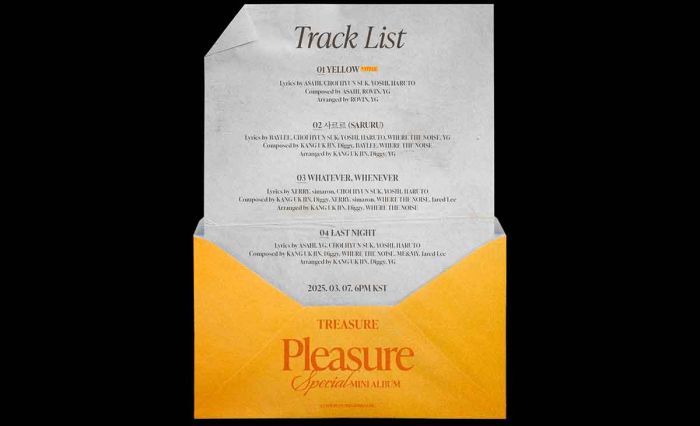 TREASURE Rilis Poster Daftar Lagu untuk Comeback Mini Album Spesial TREASURE Rilis Poster Daftar Lagu untuk Comeback Mini Album Spesial