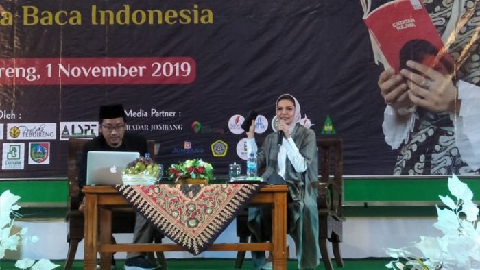 ​Najwa Shihab di Tebuireng: Dekati Anak Muda Lewat Aplikasi agar Cinta Kitab Kuning