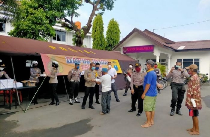 Peduli Warga Terdampak Covid 19, Polres Kediri Kota Dirikan Dapur Umum Peduli Warga Terdampak Covid 19, Polres Kediri Kota Dirikan Dapur Umum