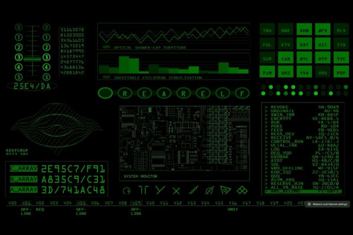 Cara Pasang Layar Seperti Hacker