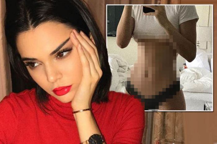 Kendall Jenner Pamer Bagian Bawah Buah Dada yang masih Kenyal