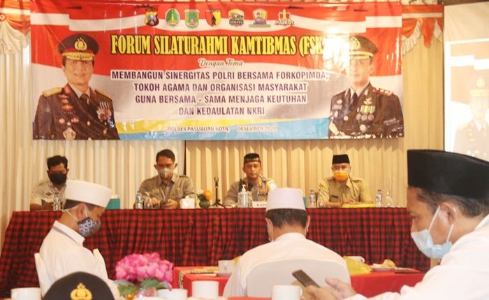 Jaga Kondusivitas Jelang Pilkada, Polres Pasuruan Kota Gelar Silaturahim Kamtibmas