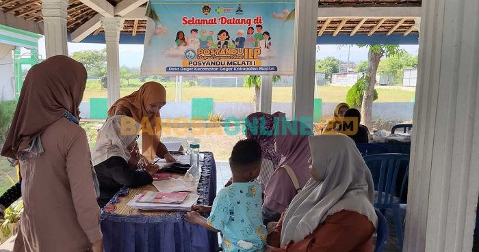 Pemdes Geger Pantau Kesehatan Warga Lewat Posyandu