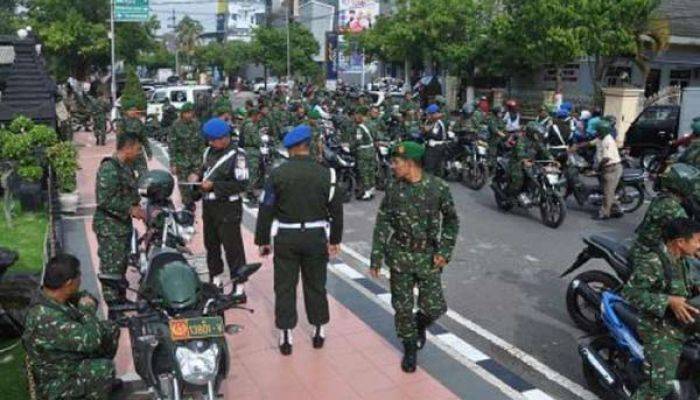 Puluhan Motor Anggota TNI di Blitar Ditahan Puluhan Motor Anggota TNI di Blitar Ditahan