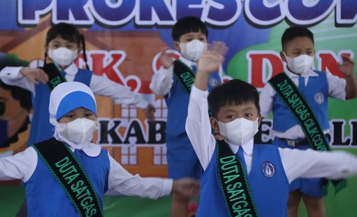 Kabupaten Blitar Punya Satgas Cilik, Dukung Penerapan Prokes di Sekolah