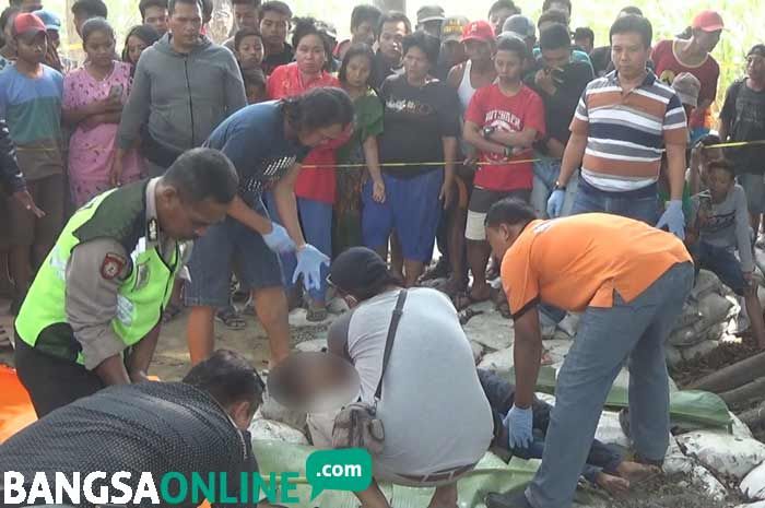 Pria Tanpa Identitas Ditemukan Tewas dengan Luka Tusukan di Jogoroto Jombang 