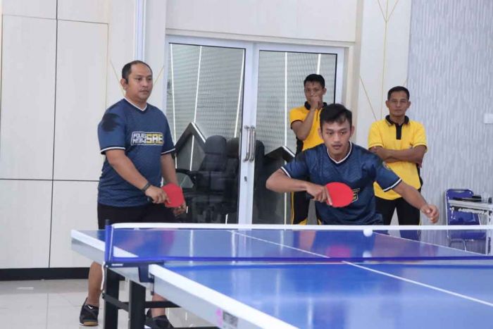 Peringati HUT ke-77 Bhayangkara, Polres Ngawi Gelar Lomba Tenis Meja Peringati HUT ke-77 Bhayangkara, Polres Ngawi Gelar Lomba Tenis Meja