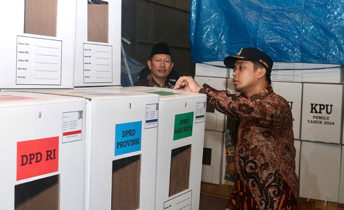 Wakil Wali Kota Pasuruan Tinjau Kesiapan Logistik Pemilu 2024