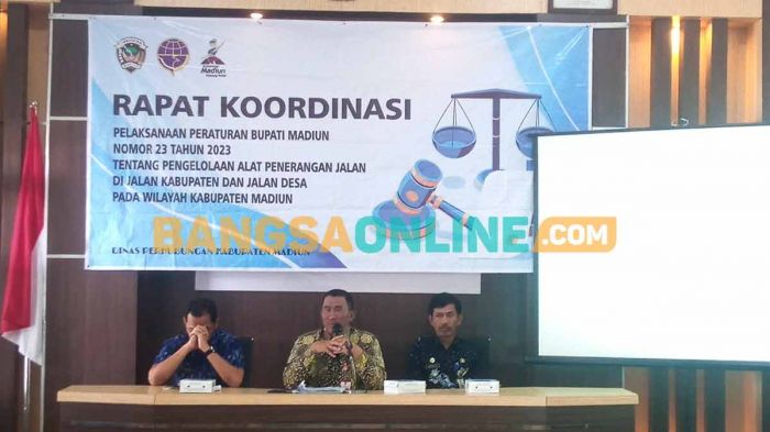 Peningkatan Tata Kelola PJU, Dishub Kabupaten Madiun Sosialisasikan Perbup 23/2023