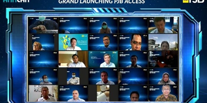 Grand Launching PJB Access yang dilakukan secara virtual. 