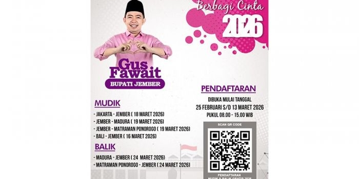 kabar-gembira-pendaftaran-mudik-gratis-jember-2026-dibuka-besok-cek-rute-dan-cara-daftarnya