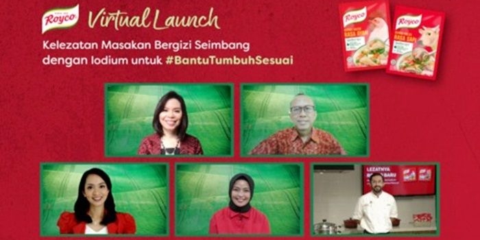 Peluncuran inovasi Royco dengan Garam Beriodium secara virtual, Senin (25/01).