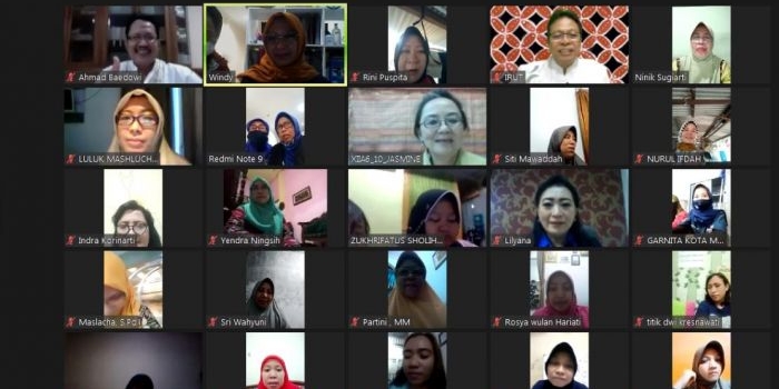 DPW Garnita Malahayati Partai NasDem Jawa Timur menggelar Webinar Sesi ke-3 dengan tema "Heutagogi Bagi Guru Paud di Masa Pandemi". foto: istimewa