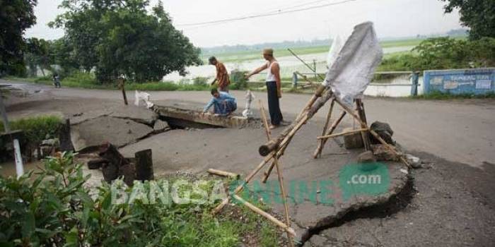 70 hektar tanaman padi terendam banjir