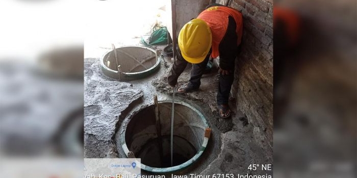 Pembangunan jamban sehat pada tahun 2022.