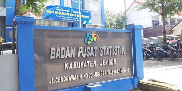 Kantor Badan Pusat Statistik (BPS) Kabupaten Jember. foto: ist.