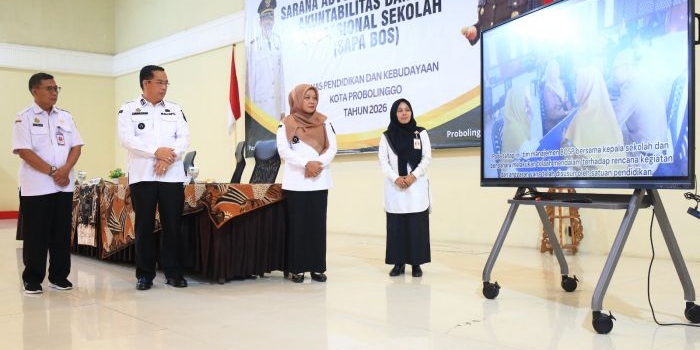 Peluncuran SAPA BOS Dinas Pendidikan Kota Probolinggo