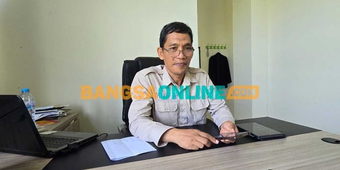 Kepala Kantor Kemenhaj Bangkalan, Arif Rochman. Foto: AHMAD FAUZI/BANGSAONLINE