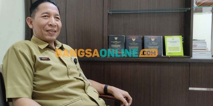 Kepala PBJ Setdakot Mojokerto, Muraji. Foto: YUDI EKO PURNOMO/BANGSAONLINE