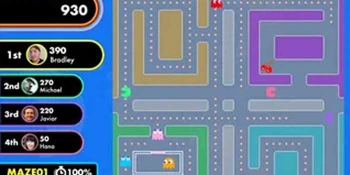 Tampilan Game Pac-Man Multiplayer yang akan segera hadir di Facebook.