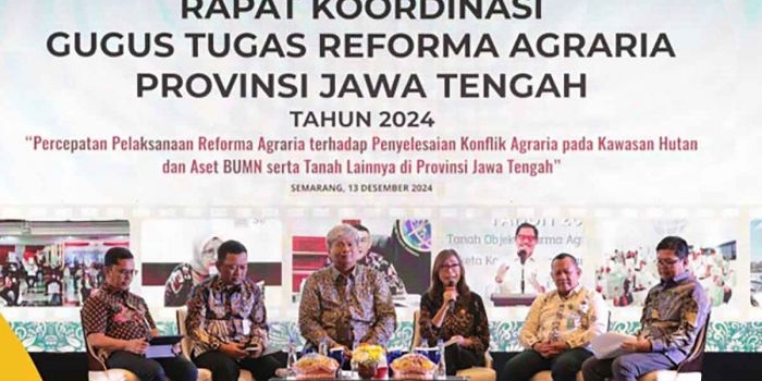 Rapat Koordinasi GTRA Jawa Tengah.