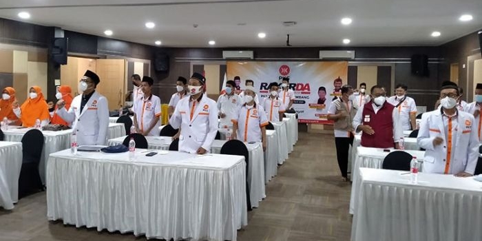 Rakerda DPD PKS Jombang di Hotel Green Red Syariah Jombang. (foto: ist)