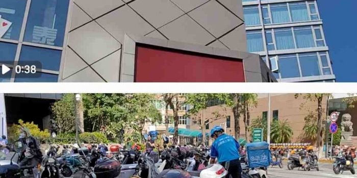Tampak di lahan parkir South Asia Plaza di kawasan Fujian hanya motor buatan China. Tak ada motor buatan Jepang dan negara lain. Foto: M Mas