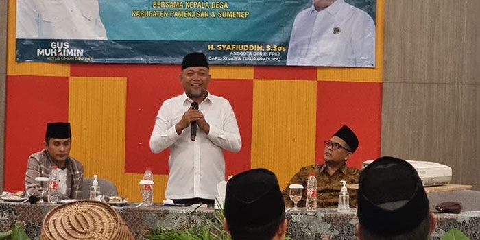 Anggota Komisi V DPR RI, Syafiuddin, saat menyampaikan revisi peraturan masa jabatan kepala desa yang awalnya 6 tahun bisa sampai 10 tahun.