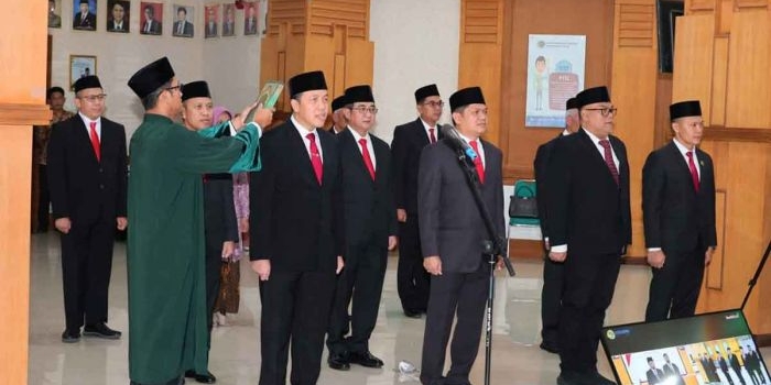 Pelantikan Pejabat Struktural di lingkungan Kementerian ATR/BPN.
