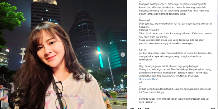 Foto hasil tangkapan layar di akun instagram milik Denny Caknan.