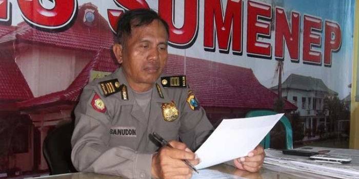 Kasubag Humas Polres Sumenep, AKP Hasanuddin. foto: rahmatullah/ BANGSAONLINE