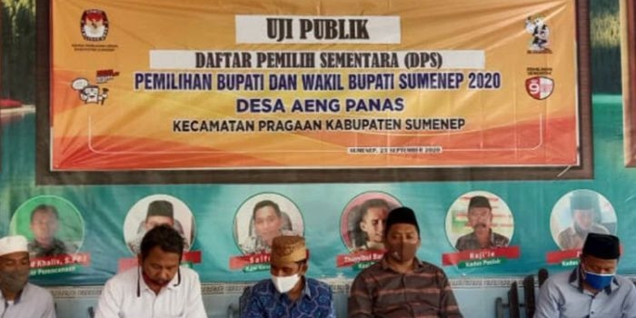 PPS Aeng Panas publikasikan daftar pemilih sementara. (foto: ist).