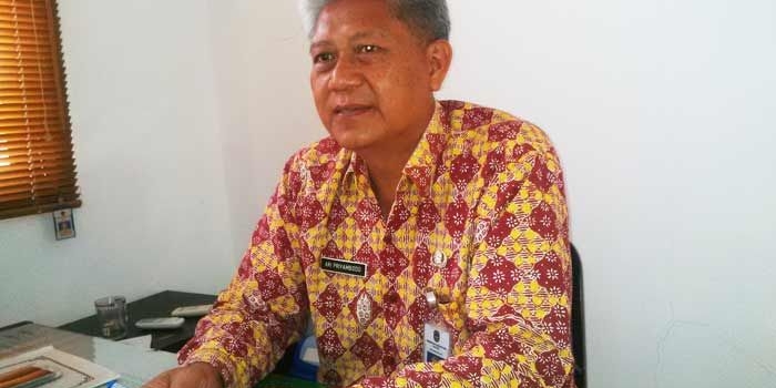 Ari Priambodo, Kabid Tata Lingkungan DLH Pacitan. foto: YUNIARDI S/ BANGSAONLINE