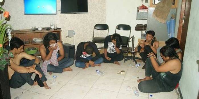  BIANG KELADI: Para pelaku tawuran saat diamankan. foto: syuhud/ BANGSAONLINE