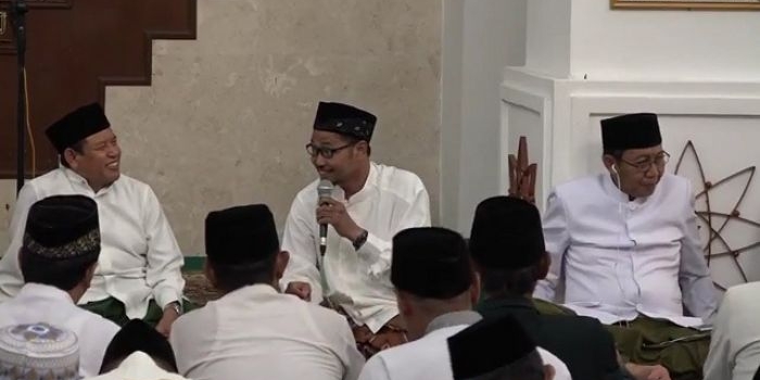 Suasana di lokasi acara Muhasabah Pagi, Pemkab Tuban.  