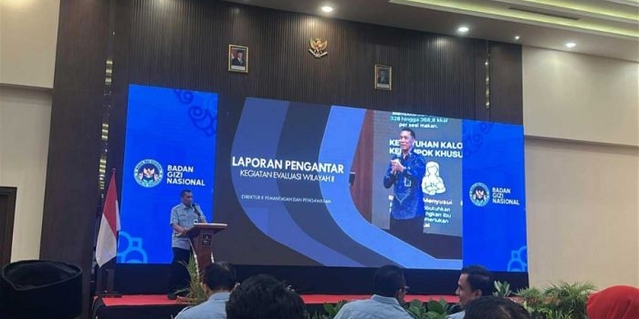 Rapat evaluasi bersama Deputi Bidang Pemantauan dan Pengawasan BGN di Pamekasan.