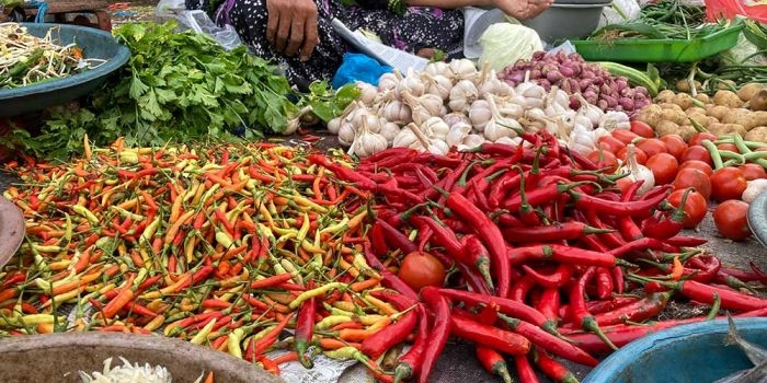 Pasar Keling, Surabaya. Foto: Sulthon/BANGSAONLINE.com