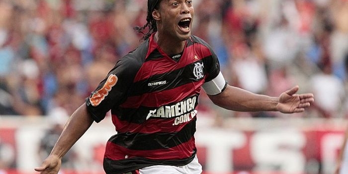 Ronaldinho ketika membela klub Brasil Flamengo