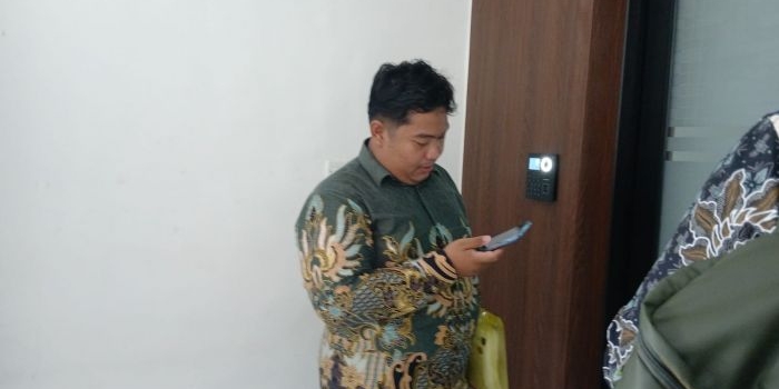 Hariyanto saat di Polres Pamekasan