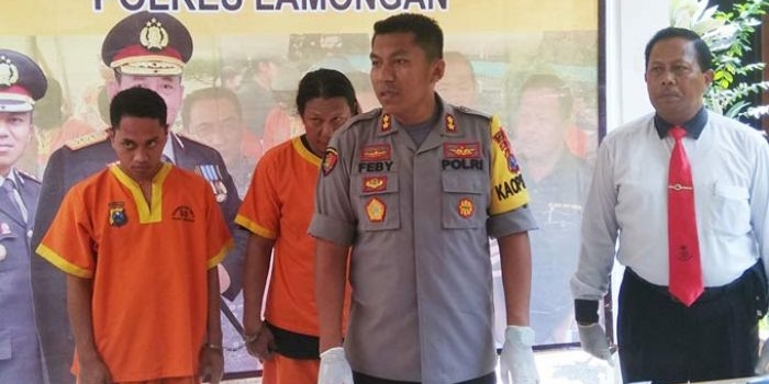 Kapolres AKBP Feby Hutagalung saat pers rilis kepada sejumlah media.