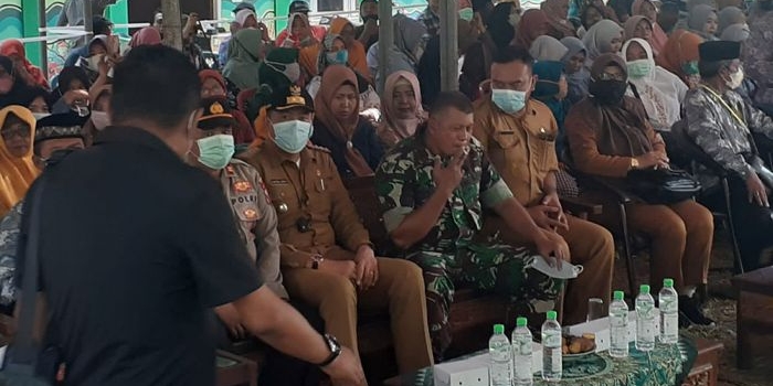 Suasana Pelaksanaan Musdes Pilkades PAW di Desa Gempol,  Selasa (31/5/2022).
