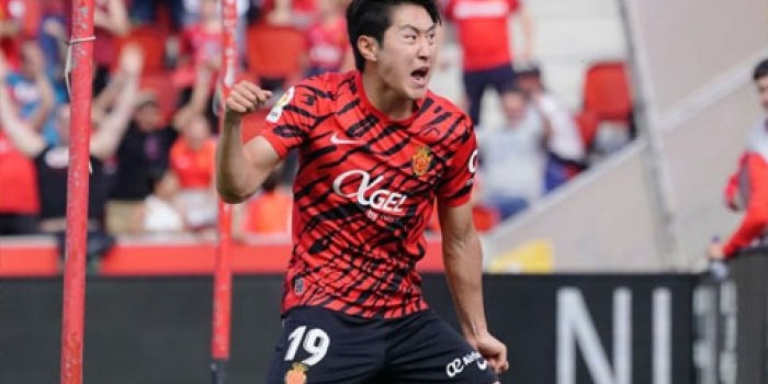  Lee Kang-In cetak gol penyama Real Mallorca atas Sociedad pada pekan 25 Liga Spanyol.