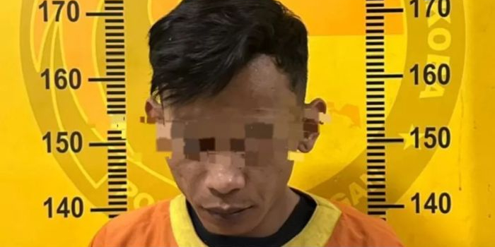 Pelaku BK yang kini telah ditahan di Mapolres Lamongan