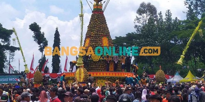 Pengunjung di Kenduren Wonosalam 2024. Foto: AAN AMRULLOH/BANGSAONLINE