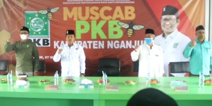 Muscab V PKB Kabupaten Nganjuk. (foto: BAMBANG DJ/BANGSAONLINE)