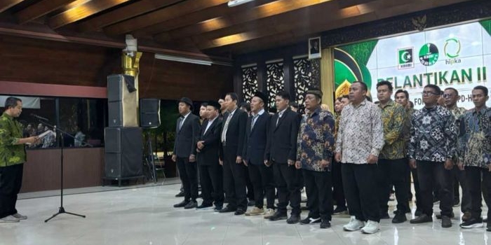 Pelantikan MD KAHMI Sidoarjo periode 2025-2030 di Pendopo Delta Wibawa.